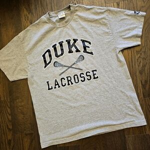 Vintage Duke Lacrosse T-Shirt Men Size XL Blue Devils